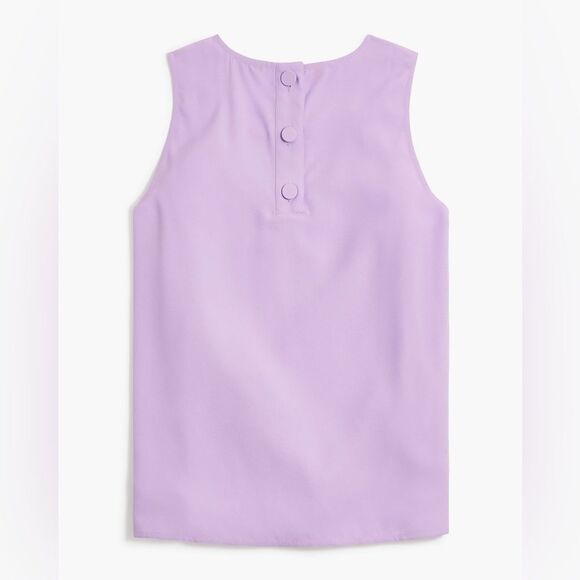 NWT J. Crew Factory Sleeveless button-back shell - Picture 4 of 9
